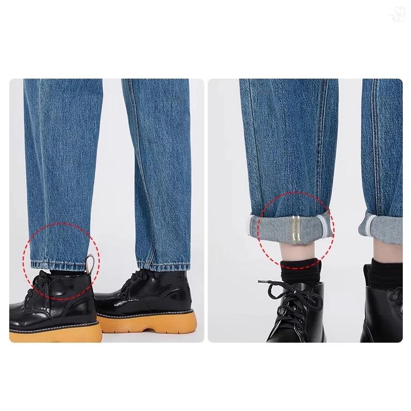 4pcs Invisible Waist Tightening Metal Clip, Adjustable Button Clip, Suitable for Jeans and Clothes, Fashion Accessories