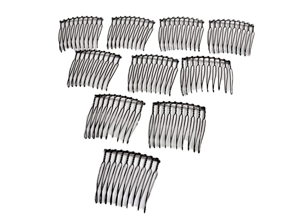 In Set of Combs [Made Japan] 10-Piece (Brown)