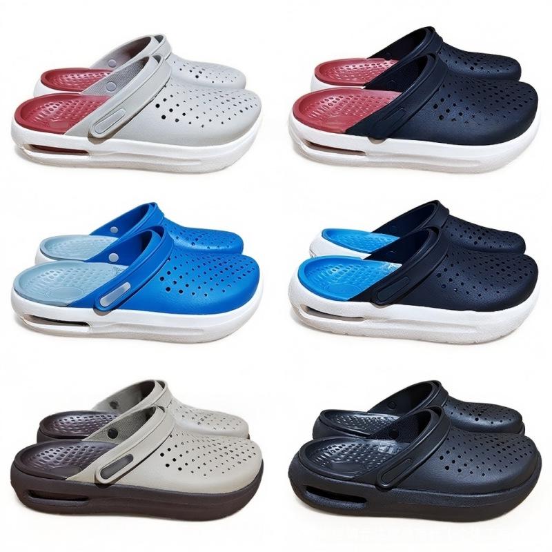 Unisex Summer Baotou Clogs: Thick-Sole, Versatile, Soft Beach Shoes
