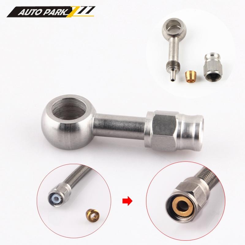 AN3 Motocykl Motorové Kolo Hydraulická Brzdová Olejová Hadice Linka Banjo Spojka m10x1 Nerezová Ocel 10mm