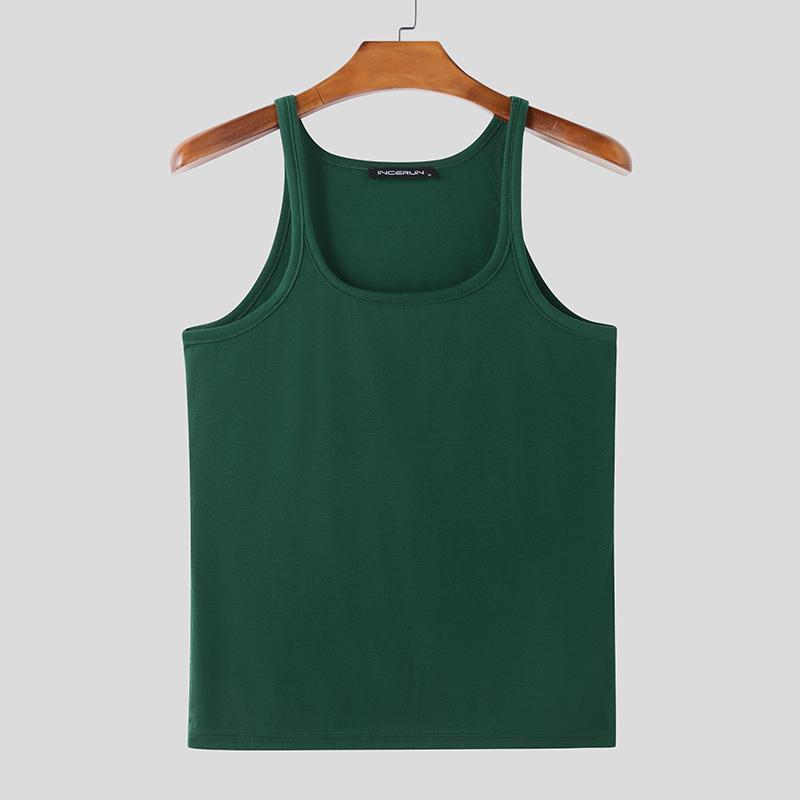 

INCERUN Летние мужские U-образные бретели без рукавов повседневные спортивные майки майки 3XL