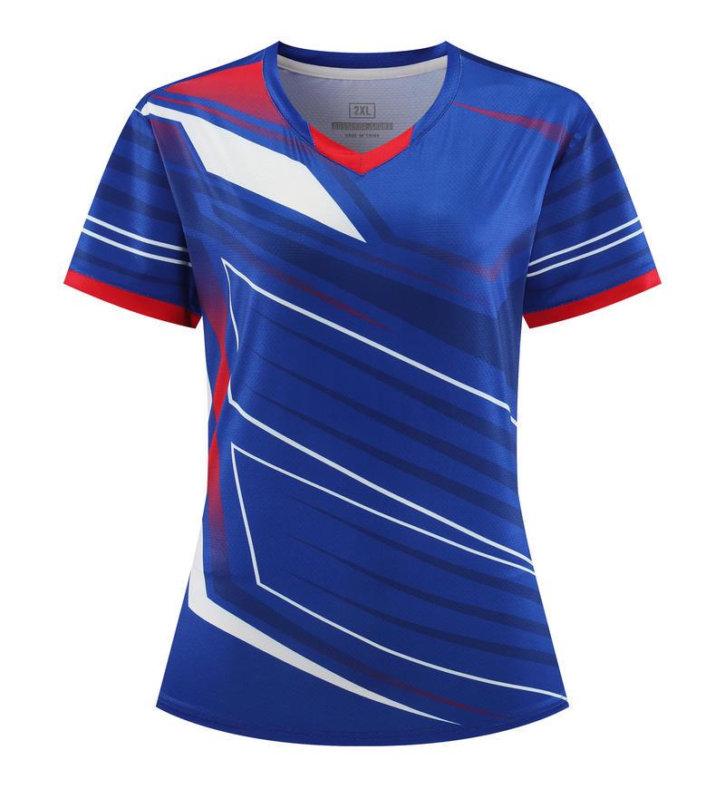 Women's Short Sleeve Sports Set: Badminton, Volleyball, Table Tennis Training Jersey