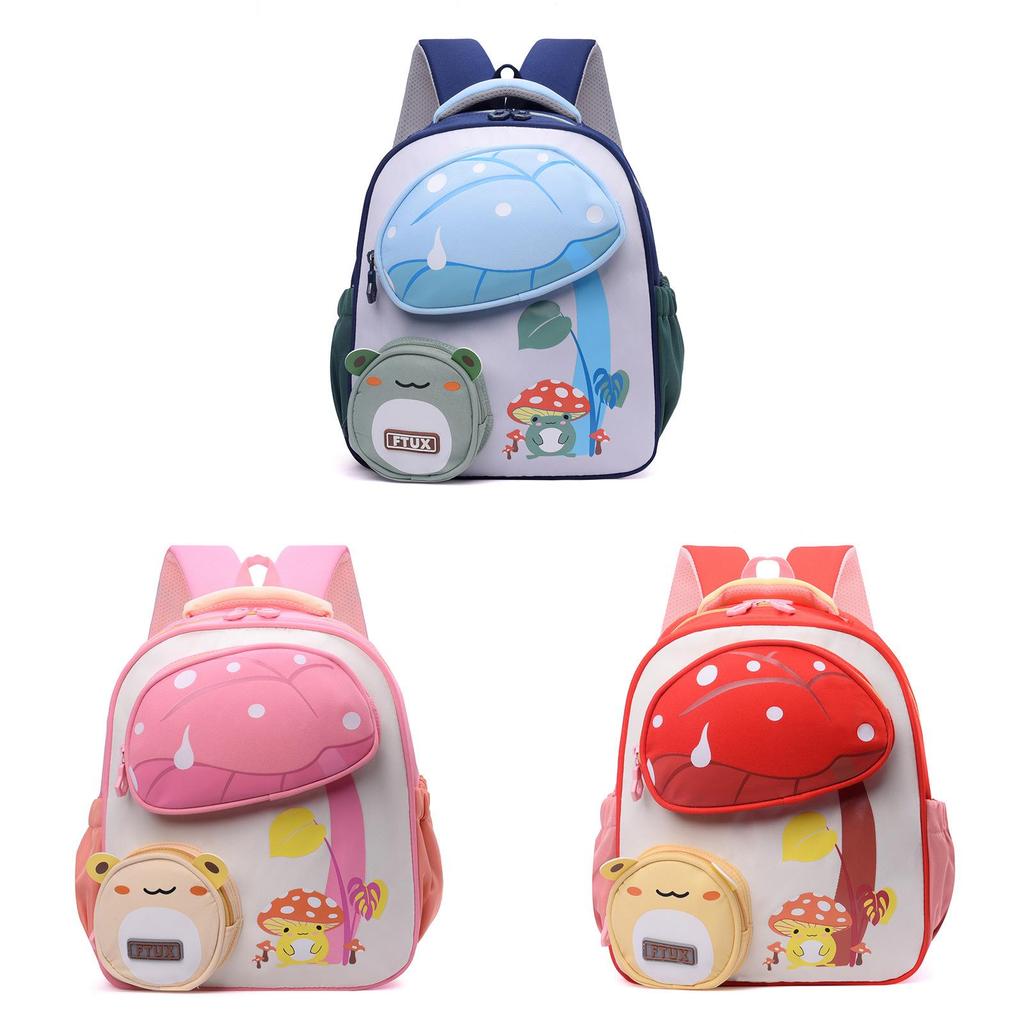 Cartoon Kids Backpack With Breathable Oxford Fabric For School Education