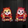 2026 Horse Year Zodiac Horse Wall Stickers Chinese Style Paper Chinese New Year Door Decals Traditional Cartoon Window Clings