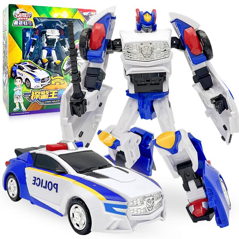 Two Mode Carbot Penta Storm X Transformation Robot To Car Action Figures Deformation Rescue Car Toy for Children Gift