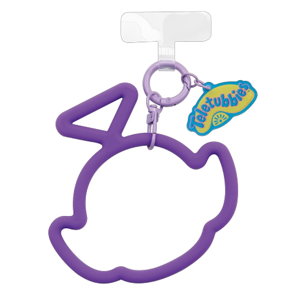 

Grand Sanc Silicone Bracelet, Smartphone, Teletubbies Multi-Ring Plus, Tinky Winky, Hand Strap, Strap Accessory, Wrist Strap