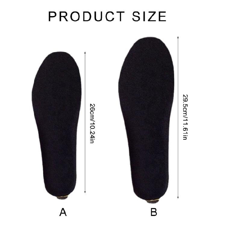 Foot Heater USB Heated Insoles Feet Heating Insole Easy to Operate and Long Battery Service for Outdoor Camping