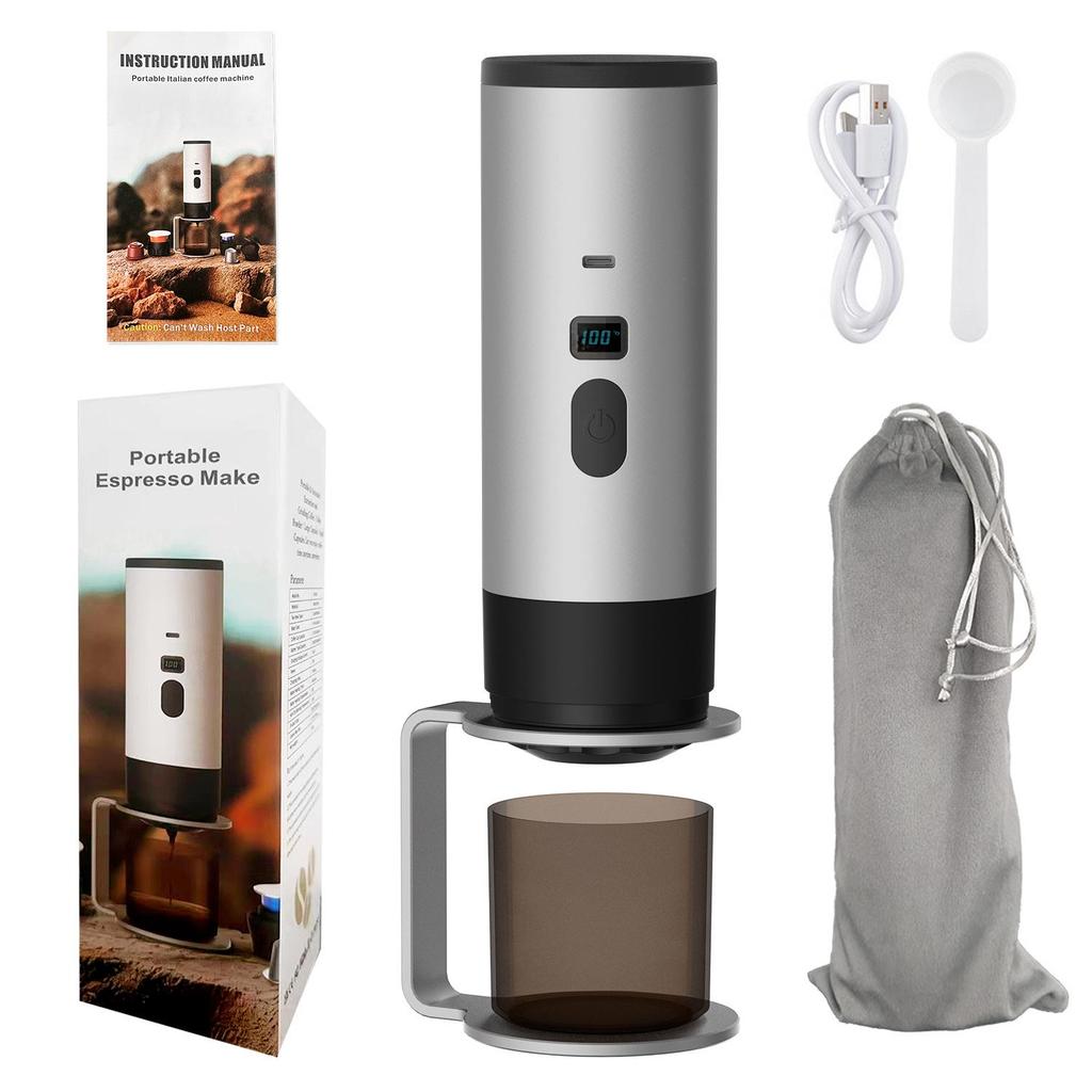 Portable Electric Espresso & Americano Coffee Maker with Heating Pump