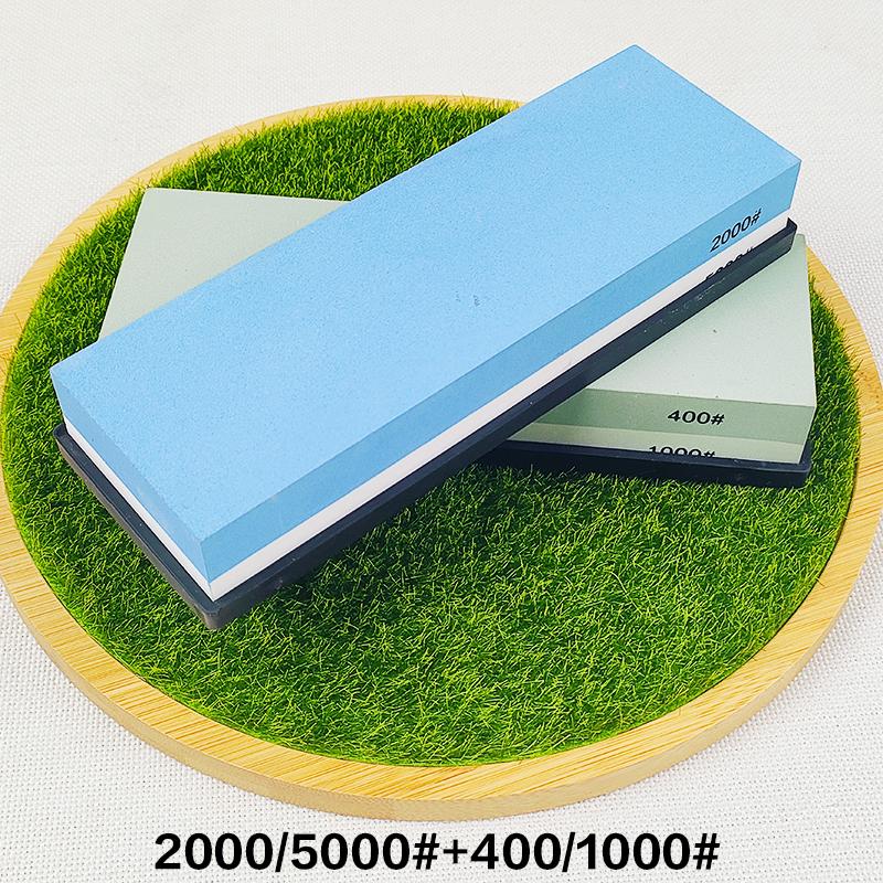 Schleifstein Messerschärfer Professioneller Schleifstein Dual Side Set Schleifen Shapner Wasser Wetstone Küchenzubehör Werkzeuge