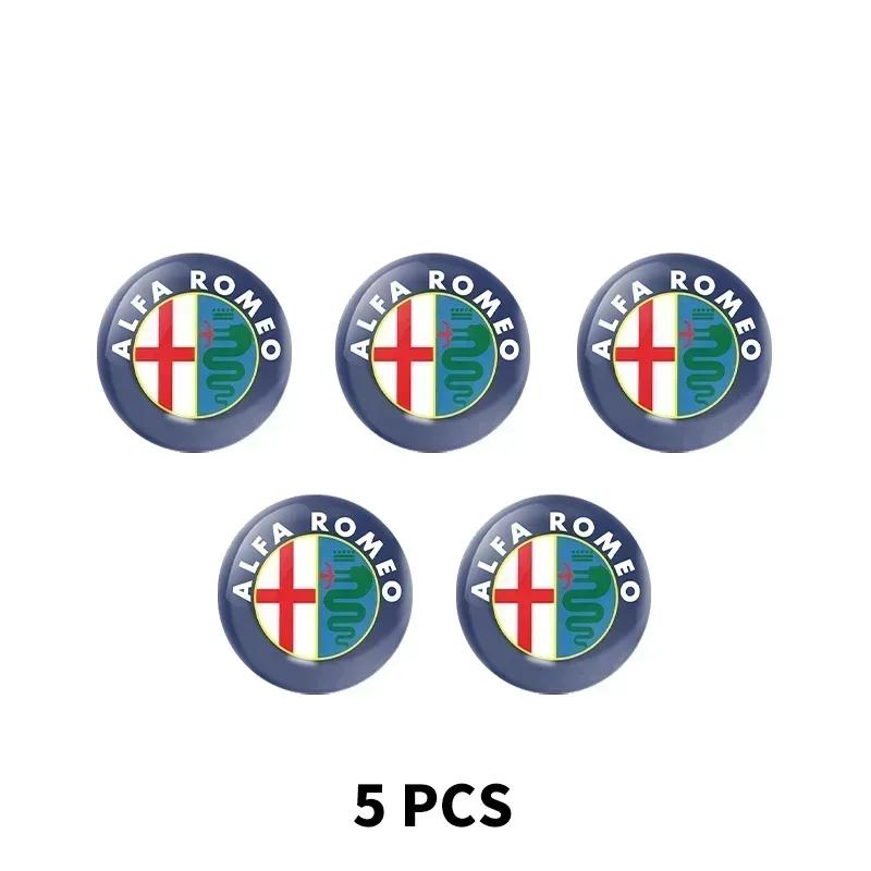 Car Stickers For Alfa Romeo Car Door Lock Keyhole Sticker Auto Key Sticker Emblem For Alfa Romeo Giulia Stelvio Giulietta 156 15