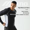 Mizuno Футболка для плавания с длинным рукавом, быстросохнущая, дышащая, устойчивая к хлору, защита от солнца, костюм для серфинга на горячих источниках, мужские топы, черный цвет N2CA2102