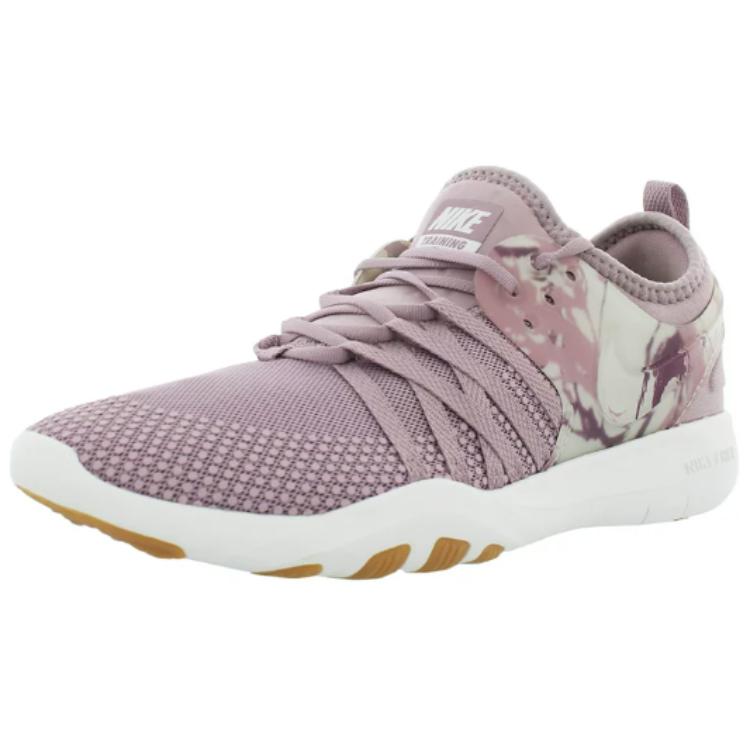 Nike Free TR Training Shoes Women's Low Top Pink/White 904651-500