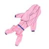 PU Rosa Haustier Vier Füße Wasserdicht Regenfest Kapuzen Regenmantel Jacke Kleidung für Hunde Katzen
