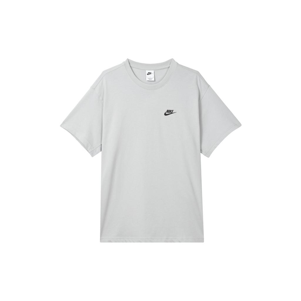 Nike Sportswear Logo Graphic T-Shirt Men Tops Misty-Grey DM6586-063