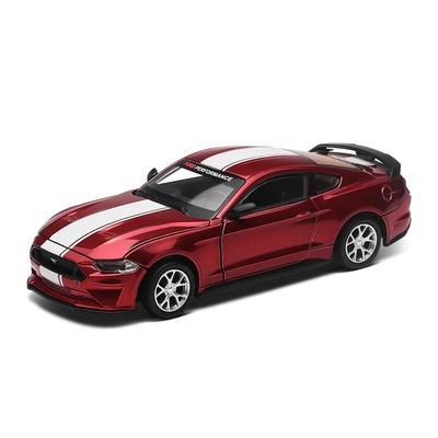 1/42 Ford Mustang GT 2018 Montage-Modifikationsserie Legierung Diecast Automodell Trendige Heimdekoration Miniaturen Geburtstag