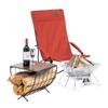 LOGOS Wide Firewood Rack Wood Table 81064183 Camping Folding Outdoor Table