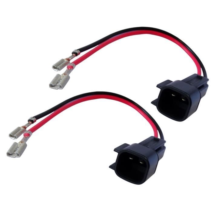 Aerzetix: 2 connecteurs adaptateurs paire de haut-parleurs enceintes pour Ford Focus Ford KA Ford C-Max