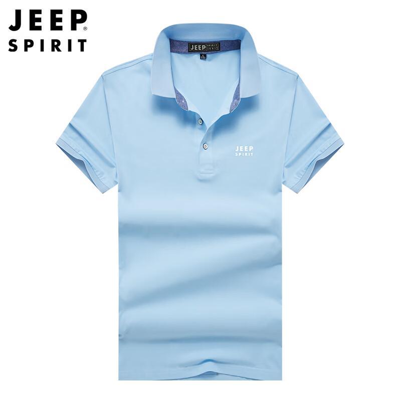 JEEP SPIRIT Men s Short Sleeve Polo T-Shirt L