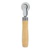Tire Patch Roller 1 1 2in Dia Wood Handle Universal Fit Comfortable Grip for Cars Motorcycles Bicycles