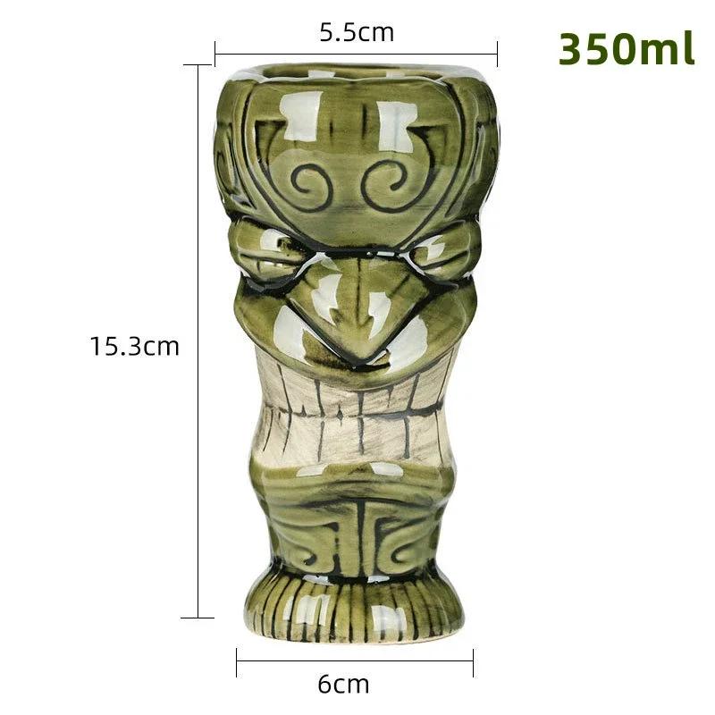 60 Types Ceramic Hawaii Tiki Mugs Creative Cocktail Glasses Beer Glass Martini Glasses Wine Glass Funny Cup Gift for Men