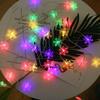 LED Snowflake String Lights for Wedding, Holiday, and Christmas Tree Ornaments