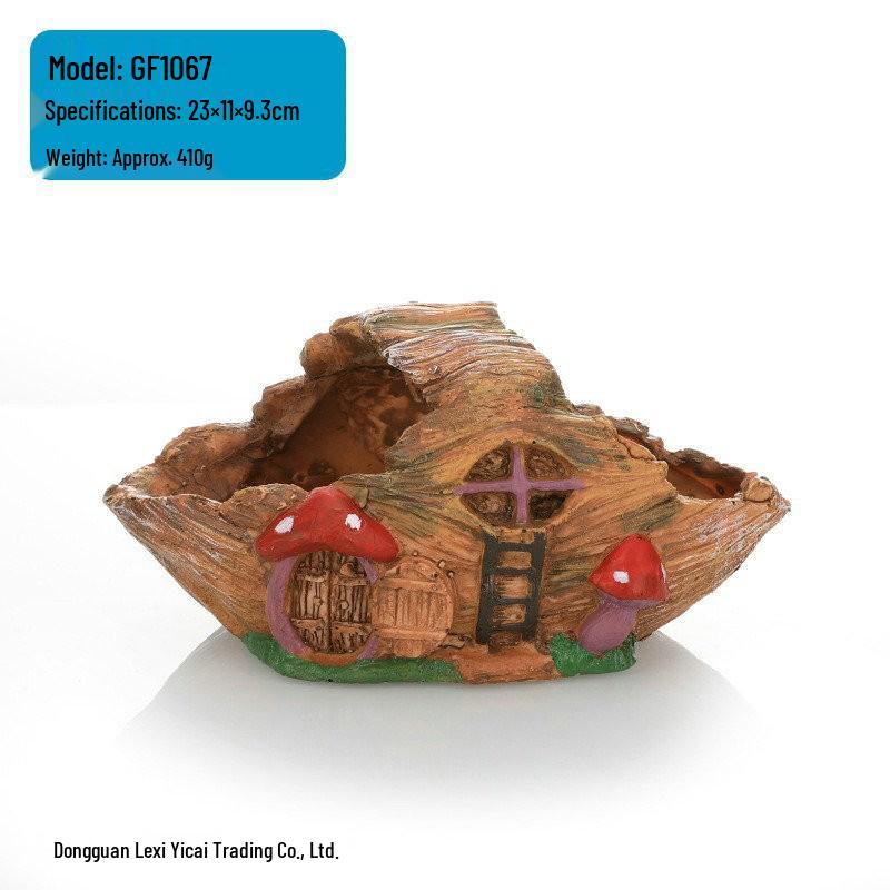 SpongeBob Pineapple House Fish Tank Decoration - Resin Ornament & Hideaway