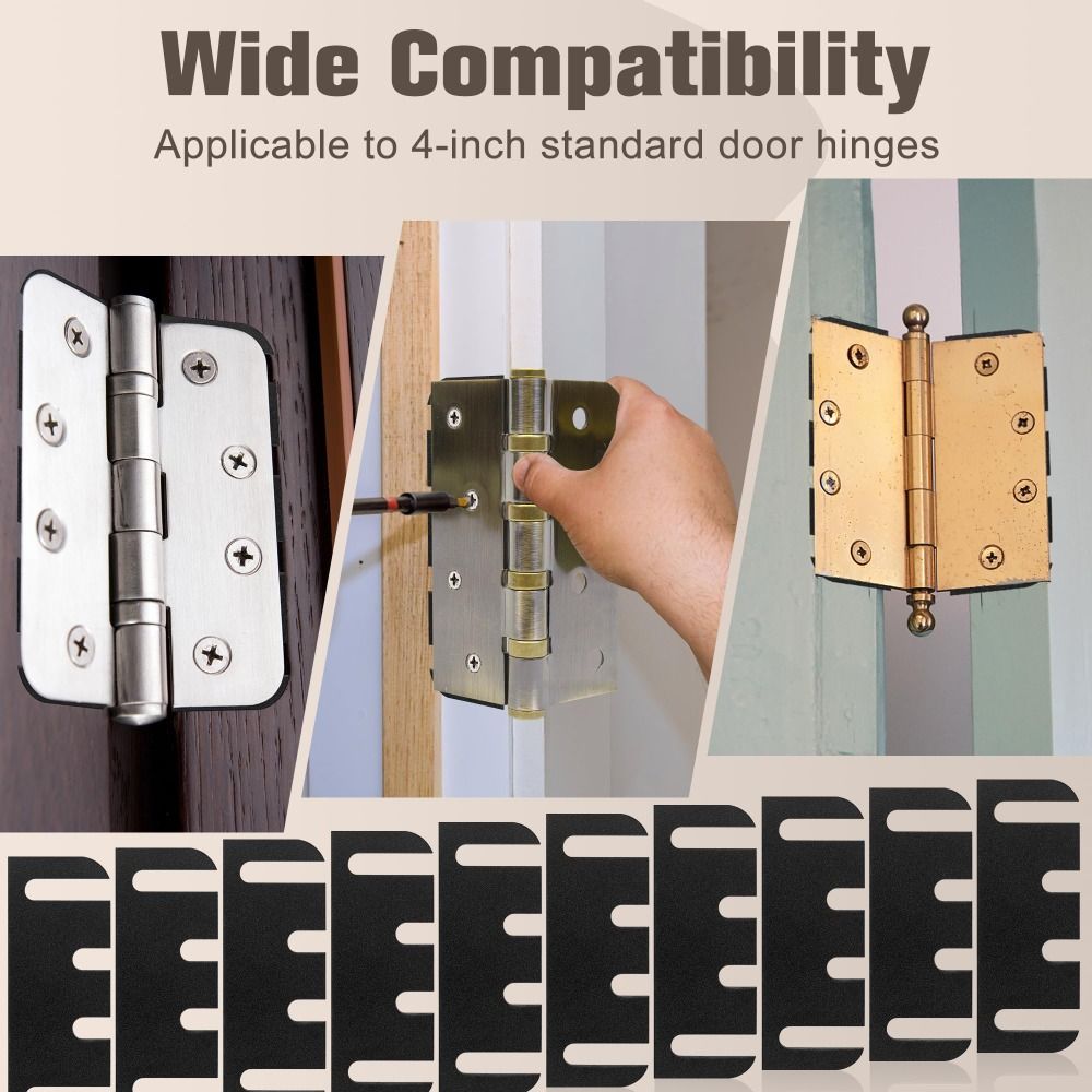 10 Stück Robustes Material Türscharnier Unterlegscheiben 4 Zoll Kunststoff Gelenkversteller Schranktüren