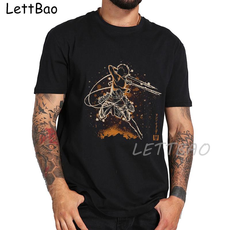 Mężczyźni Kawaii The Survey Corps koszulki z nadrukami japońskie anime atak na tytana T Shirt śmieszne