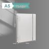 Frosted Transparent Binder Cover for A4/A6/A7/B5 Notebook with 6/9 Hole Loose-leaf Storage