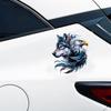 QT2361#15cm Handsome Wolf And Eagle Car Sticker, Suitable for Laptop, Car, Truck, Van, SUV, Motorcycle, Bumper, Window