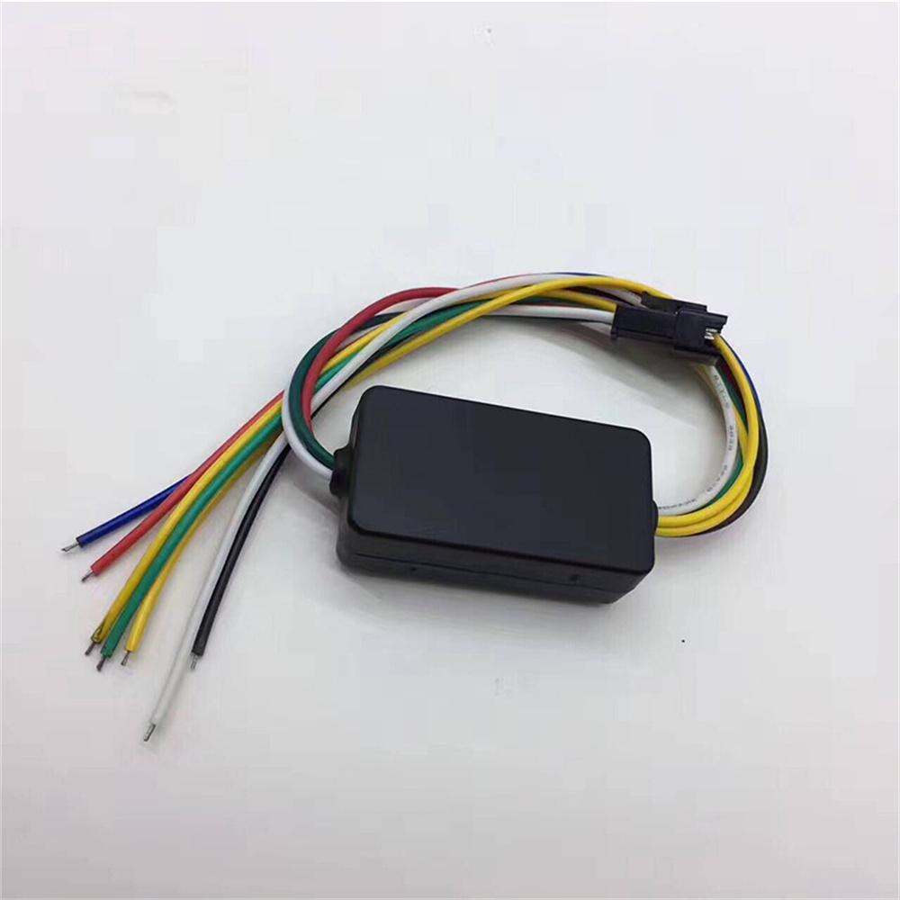 1.2m 12V Car Tailgate Strip Waterproof Brake Driving Turn Signal Light Blue+Red