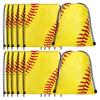 Small Softball Drawstring Bag Large Capacity Waterproof Wear Resistant Portable Baseball Goodie Bag Backpack