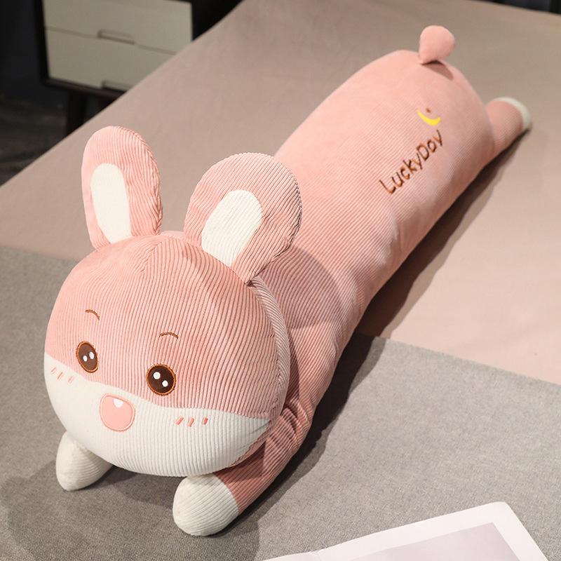 Lying Down Animal Elephant Husky Throw Pillow Plush Toy Rabbit Doll Girl Company Soothing Doll