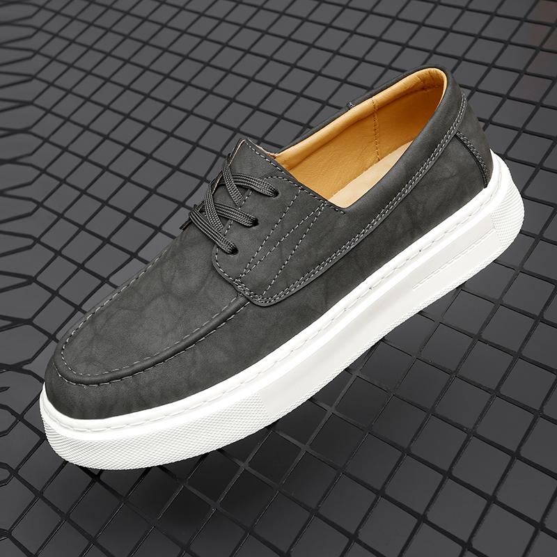 Handmade Genuine Leather Shoes New Design Mens Casual Sneakers Comfortable Driving Shoes Soft Hot Sale Man Formal Dress Footwear