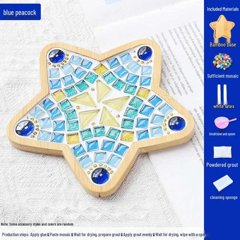 DIY Mosaic Coaster Kit for Kids: Creative Father's Day Craft