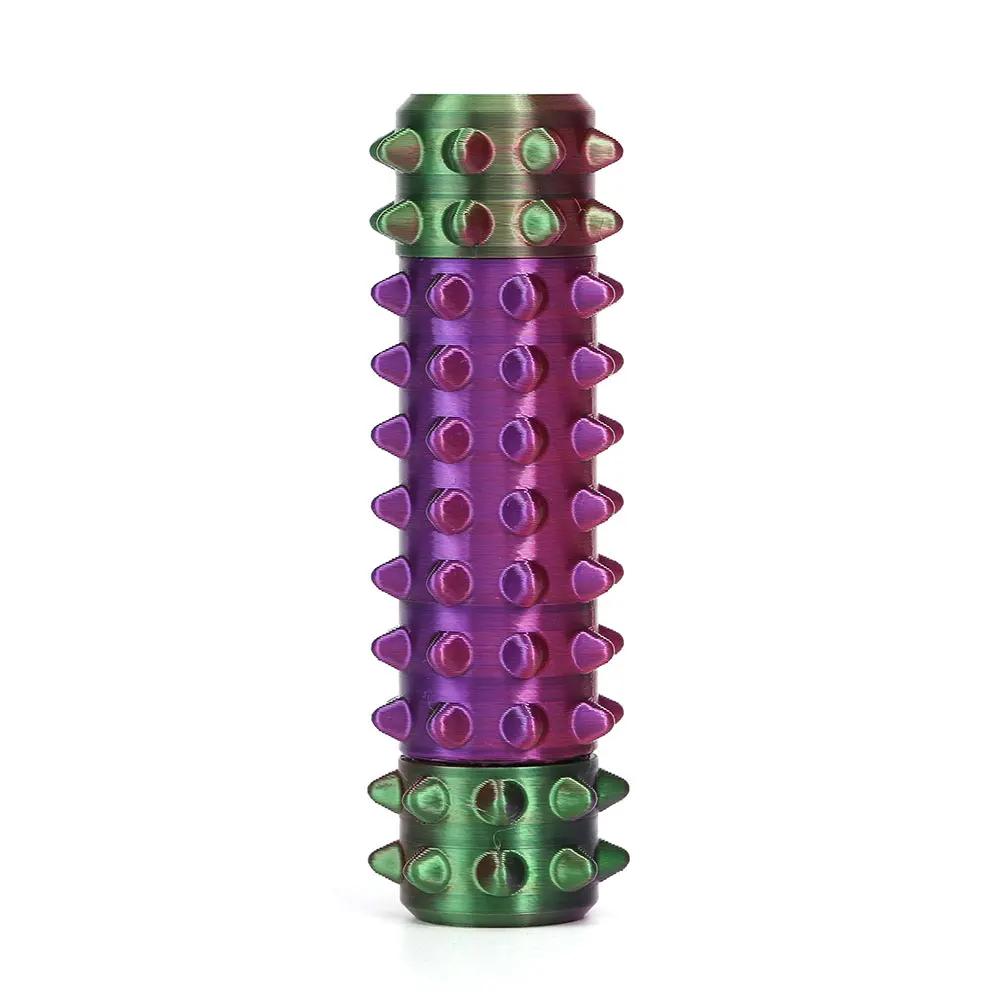Pain Stimming Fidget Toys Reduce Stress Roller for Adults Spiky Fidget Keychain Anxiety Sensory Toys Novelty Gifts for Friends