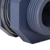 Adattatore per raccordo paratia serbatoio acqua filettato in PVC da 3/4 pollici con guarnizione di tenuta da 2 pezzi