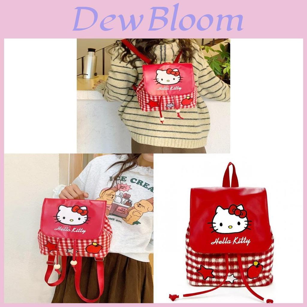 Zaino Cartoon in PU Carino Hello Kitty Gatto Kt Per Studenti E Uso Quotidiano