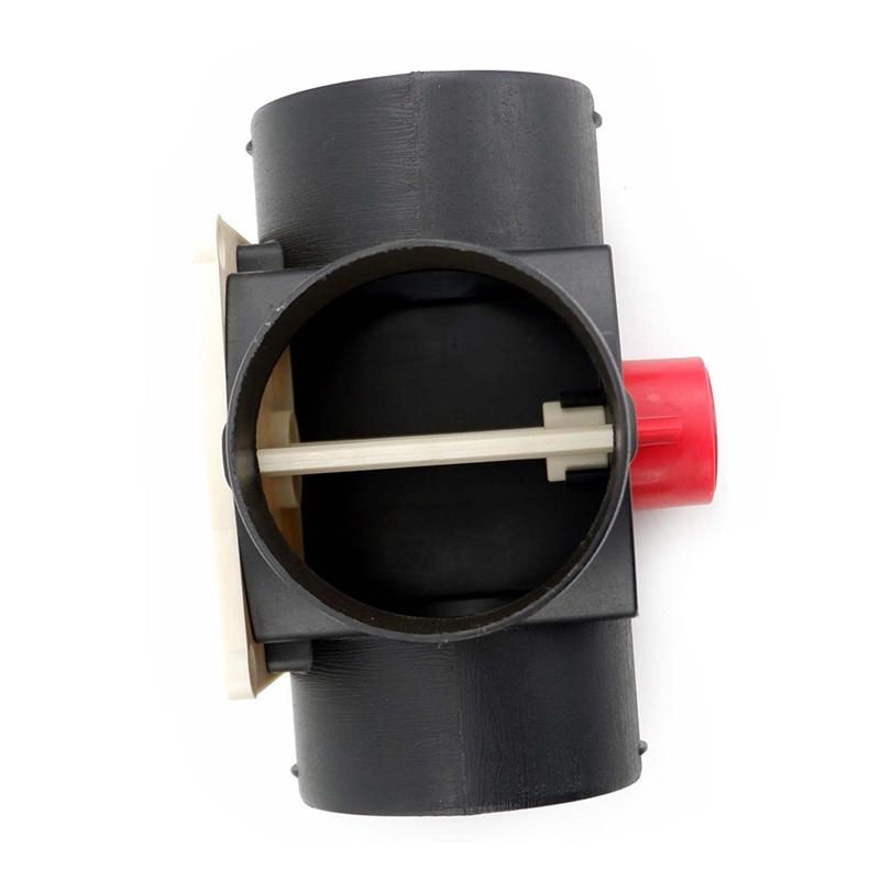 

75MM Valve Flap Adjustable Air Diesel Heater Vent Ducting T Branch Splitter Exhaust Pipe Joiner Connector For Car Truck