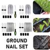 Nail With Washer Cover, Pile, Metal Garden Pile, Fabric Nail Used For Horticultural
