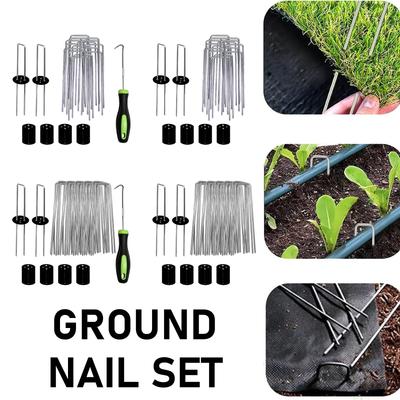 Nail With Washer Cover, Pile, Metal Garden Pile, Fabric Nail Used For Horticultural
