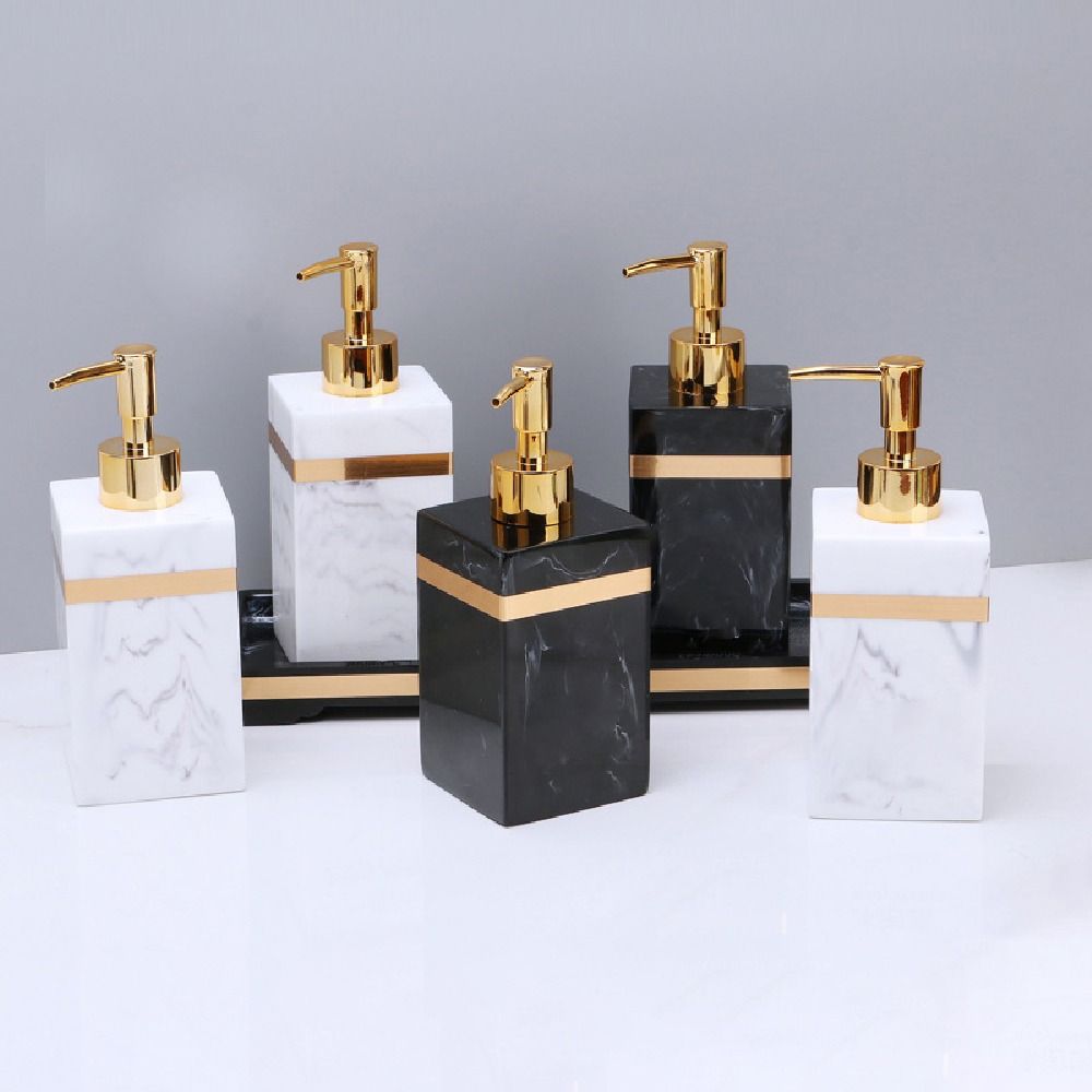 Resin Lotion Dispenser Bottles Light Luxury Liquid Soap Container  Restaurant