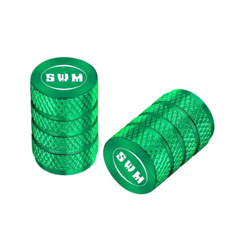For SWM Motorcycle Wheel Tire Valve Caps Air Stem Tyre Plug Accessories For SWM