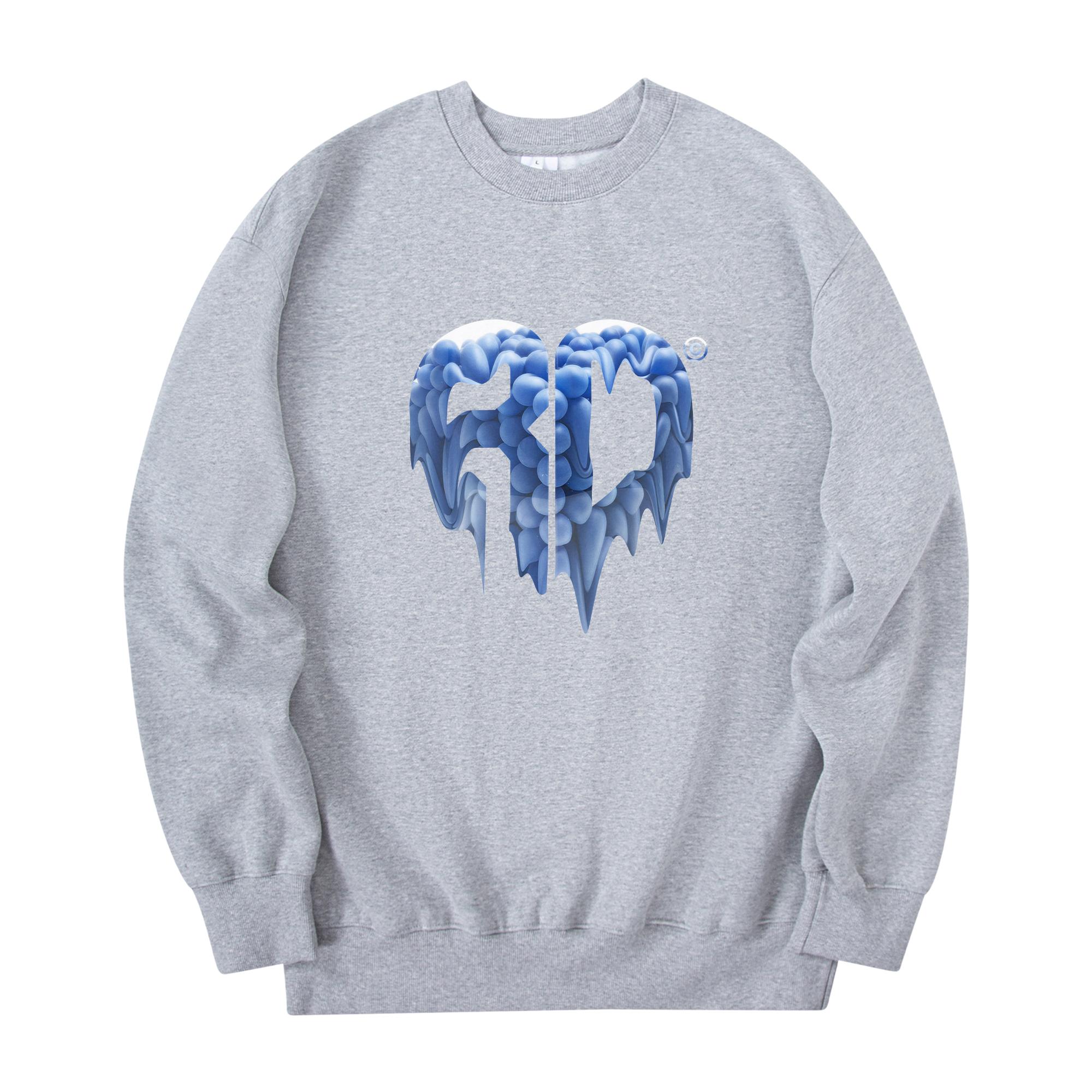 Свитшот Radineo Сердечный Шар Серый Gray (Gray)/L