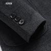 Romon Men's Wool Blend Business Casual Suit Blazer