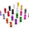 4lots Air Leakproof Bicycles Tire Caps Corrosions Resistant Stem Cover for Traveler Commuters Cyclists