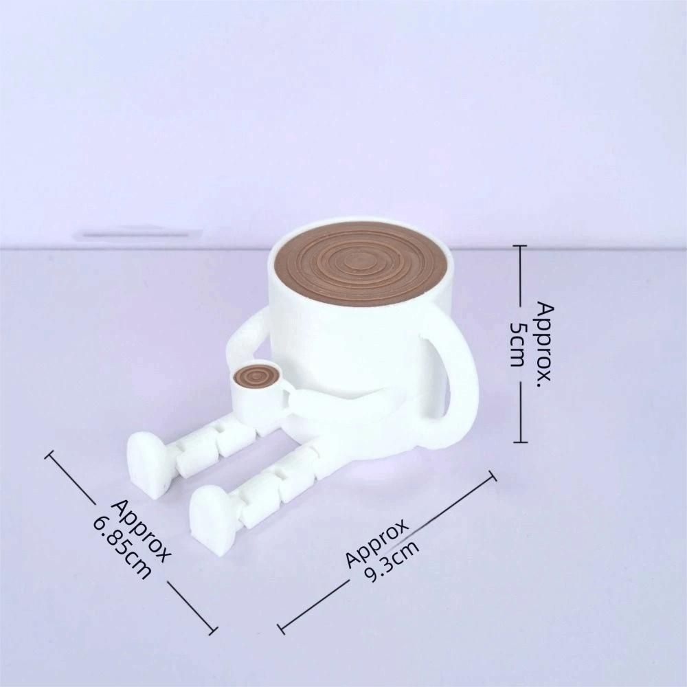 3D Printing Coffee Bean Ornaments Funny Multi Functional Coffee cup Ornament Sculpture Model Home Decorations For Home