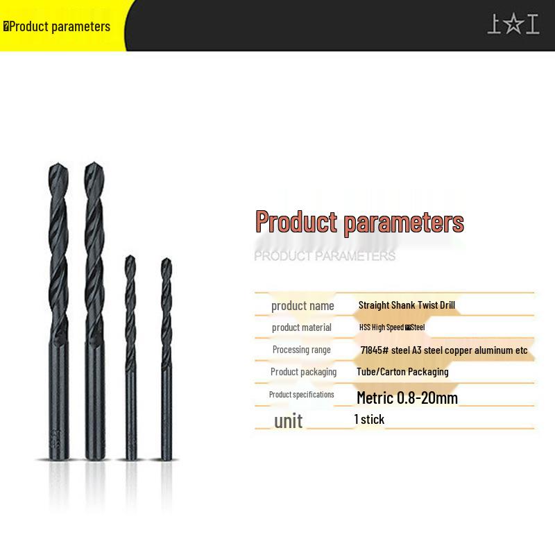 Schnellarbeitsstahl Schaftbohrer für Metall, Form und Presse - Größen 4,2 mm, 3,6 mm, 5,7 mm