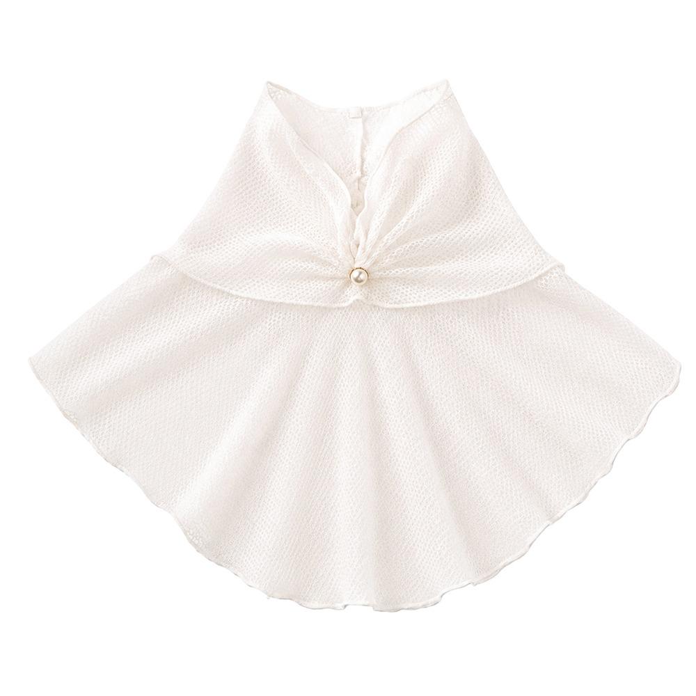 Breathable Silk Mesh Scarf Windproof Sun Protection Scarf New Fake Collar Scarf Women