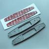 JDRAO1 2pcs 3D AMG Edition Metal Car Emblem Fender Side Doors Blade Badge Sticker for Mercedes Benz AMG Refitting Chrome Black Silver